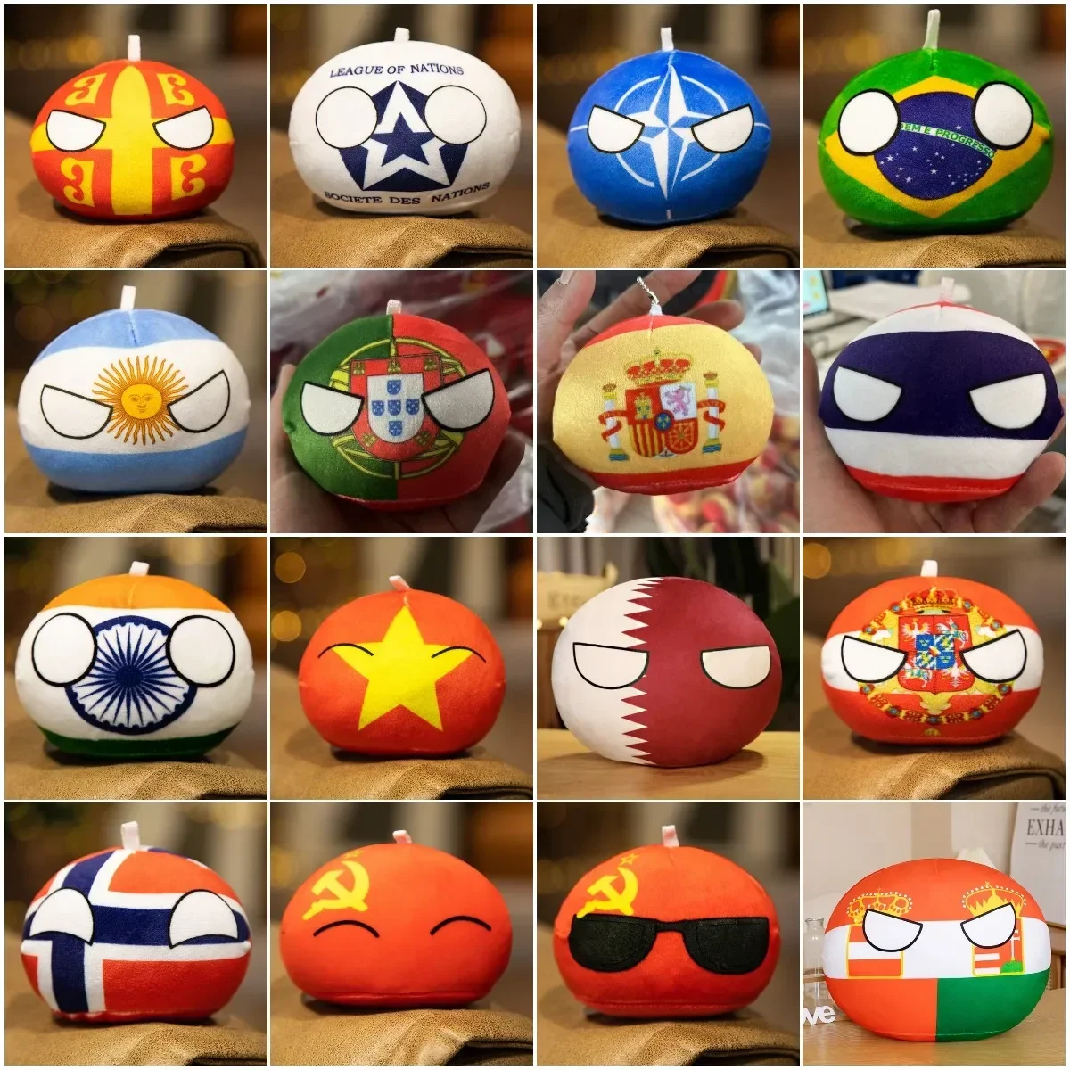 10cm país bola brinquedos de pelúcia polônia saco bolsa pingente país bolas countryball boneca de pelúcia brinquedo presentes de natal para crianças