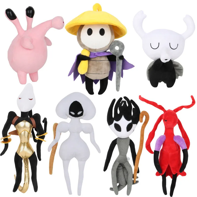 

Hollow Knight: Silksong Plush Toys Horror Hollow Knight Silk Song Shakra Plushies Stuffed Pillow Doll For Boys Halloween Gifts