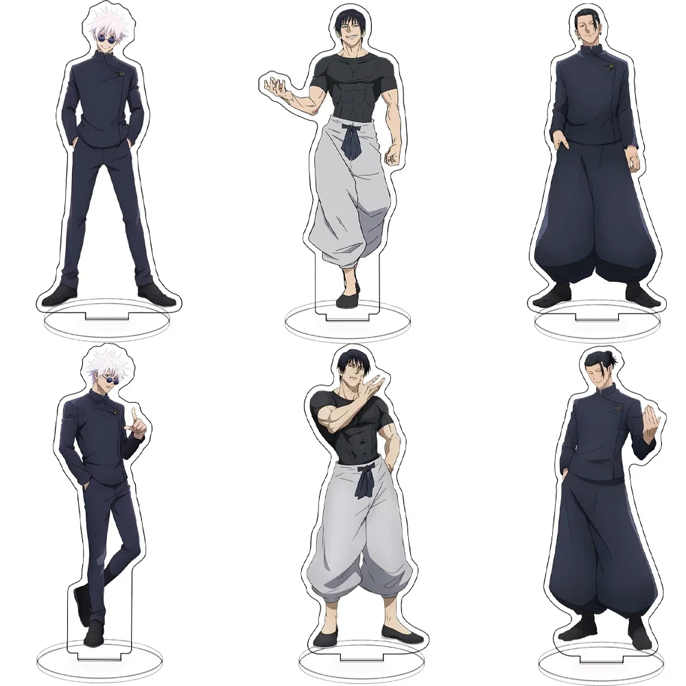 

Anime Jujutsu Kaisen Satoru Gojo Geto Suguru Cosplay Standing Sign Campus Student Decorations Ambitus Gift