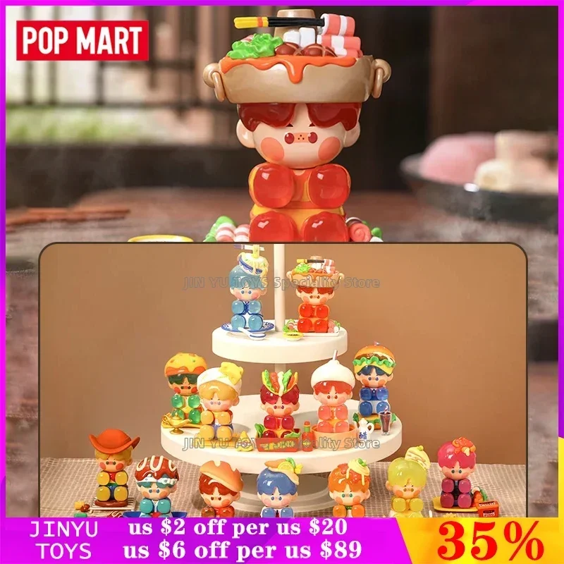 

POP MART PINO JELLY Delicious World Series Blind Box Kawaii Anime Figure Model Toys Surprise Box for Doll Desktop Ornaments Gift