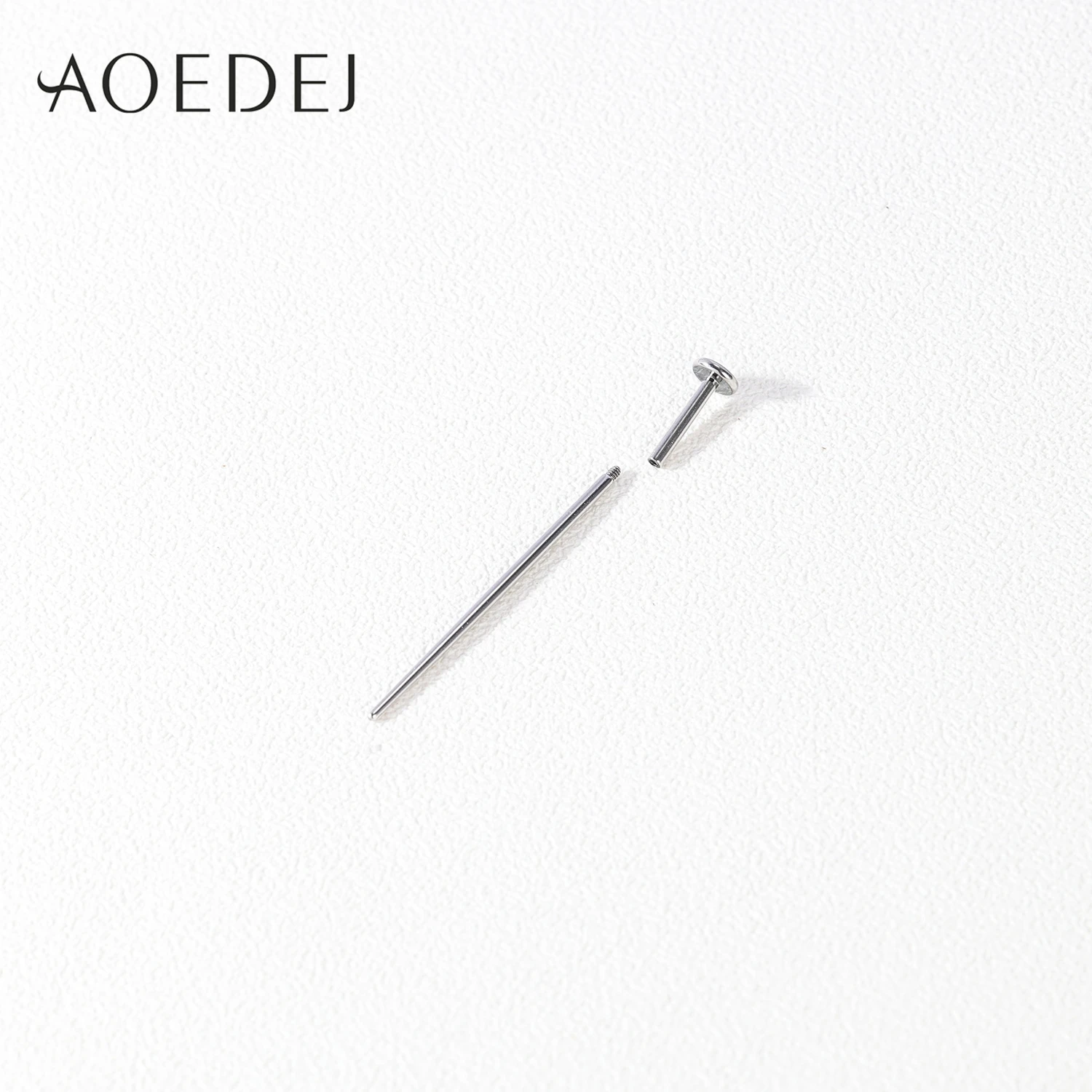 AOEDEJ 1 PC G23 Titan Piercing Kit Innengewinde Gebogene Kegel Einsetzen Pin Werkzeug Für Tragus Helix Lippe Nase Piercing schmuck – Detail 12