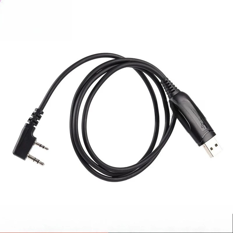 For USB Programming Cable K Port Walkie Talkie Accessories Compatible with Baofeng Quansheng Senhaix Kenwood Radio