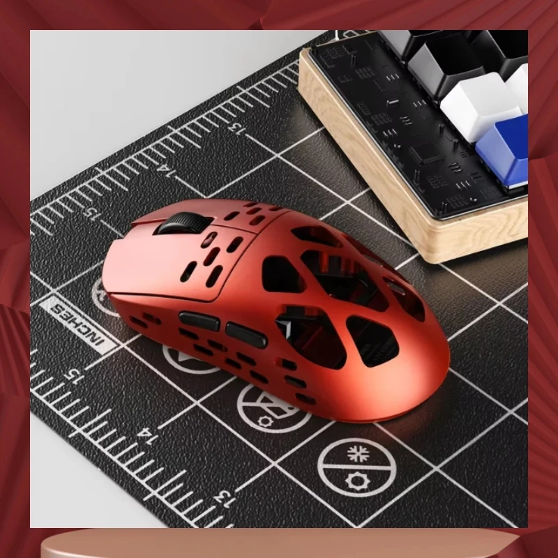 Mysz Ajazz New Am3 Pro Max, stop magnezu, mysz gamingowa e-sportowa, Paw3950, bezprzewodowa, 3 tryby, lekka, 8k, prezenty świąteczne, urodzinowe