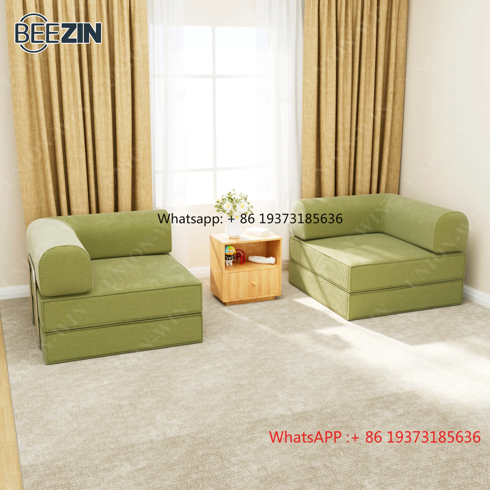 Unisofa Folding Living Room Furniture for Sale Wholesale Sofa Bed Nordic Bean Bag Compressed Sofa China Tanzuo