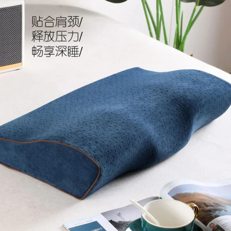 

Butterfly Pillow Memory Foam For Neck Pain Slow Rebound Memory Foam Pillow Health Care Cervical Pillow Core