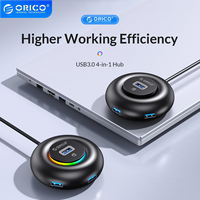 ORICO Type-C Hub USB HUB 4 Ports USB 3.0 Splitter with USB C Dock Station OTG Adapter for Surfac PC Laptop Macbook Accessories