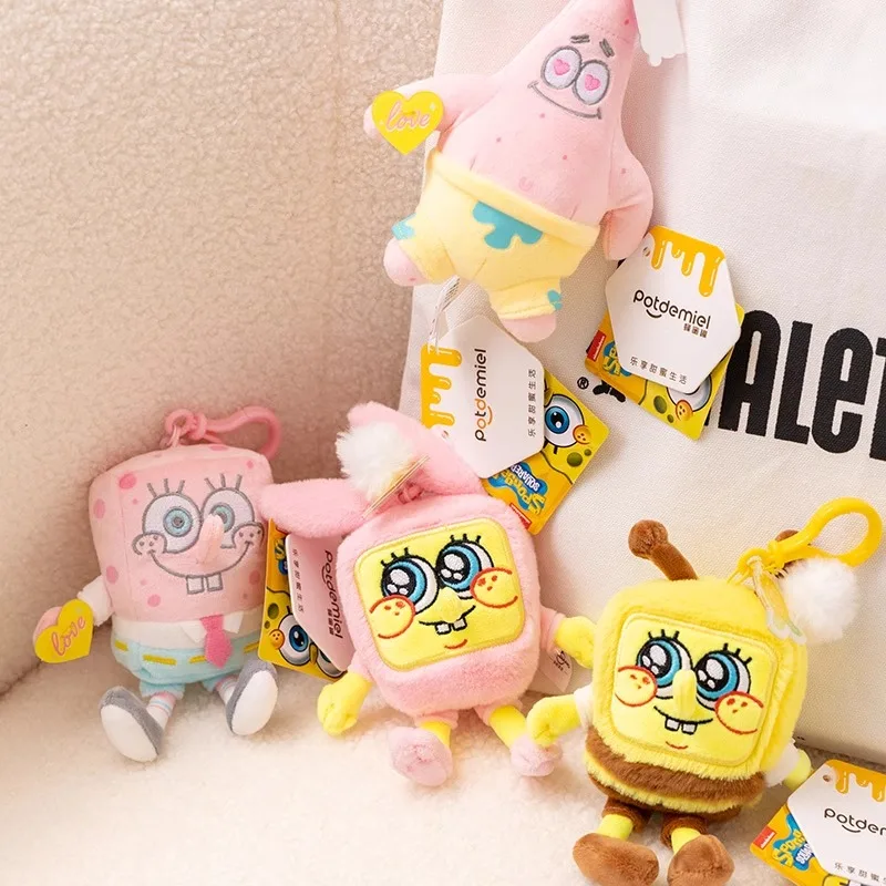 Anime Spongebob Squarepants Patrick Star Squidward Eugene H. Krabs Gary Kawaii Cartoon Stuffed Plush Toys Birthday Gift For Kids
