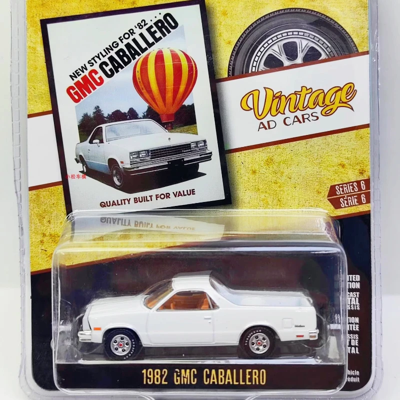 

Green Light 1:64 Vintage Advertising Car Series 6 - 1982 GMC Caballero Collection Toys Small Gifts Model Wall Pendant