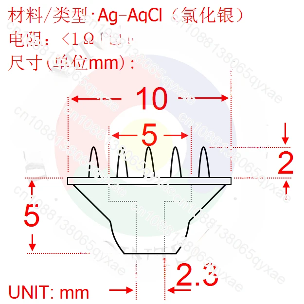 Advanced EEG brain electrodes/tentacle stem electrodes, suitable for EEG modules such as OpenBCI/ThinkGear