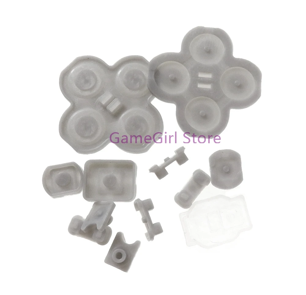 50sets For NS Switch Joy-Con Controller Full Set of Left and Right Conductive Rubber Adhesive Button Replacement Parts