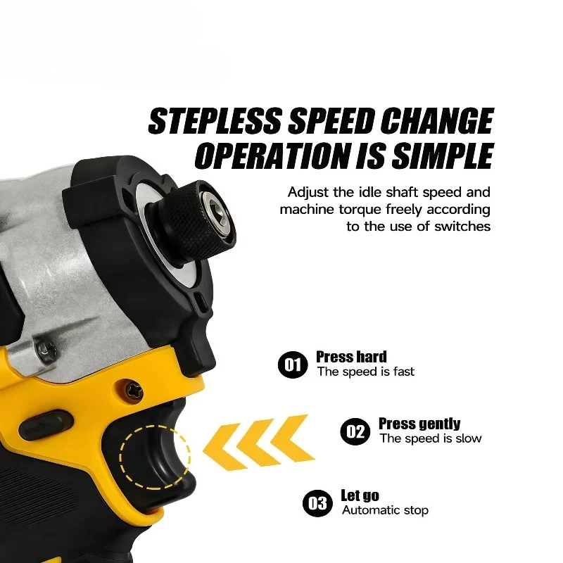 Fit Dewalt DCF860 20V Cordless Compact Drill / Driver Brushless Electric Drill Screwdriver Rechargeable Power Tools Upgraded