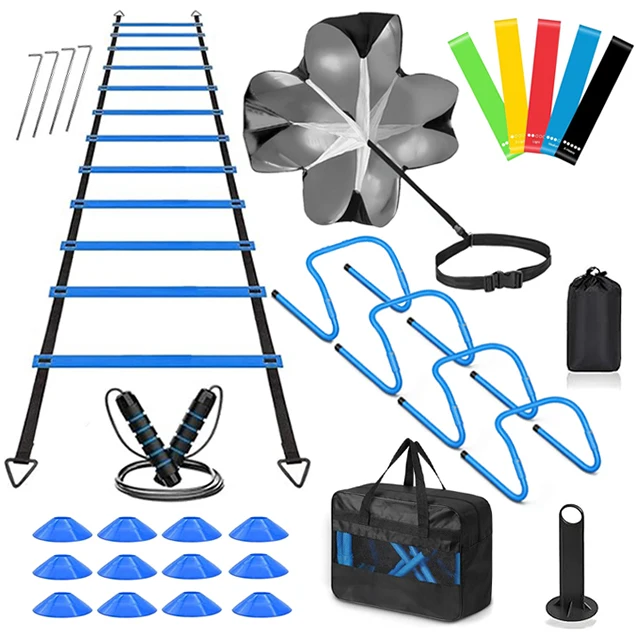 

Wholesale Speed Agility Training Set Equipment with Agility Ladder for Speed Training