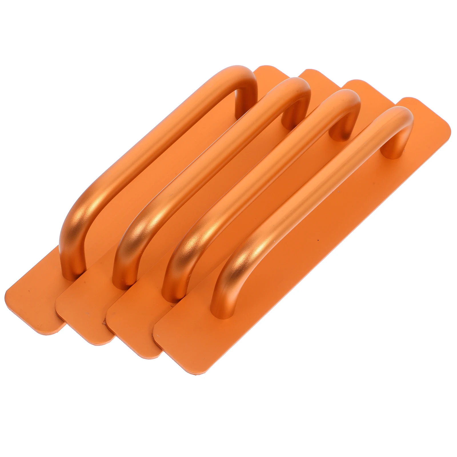 4 قطعة مقابض الأبواب سبائك الألومنيوم لا الحفر لاصق عصا على تسحب لانزلاق شرفة النوافذ خزانة الأبواب تصميم عصري دائم