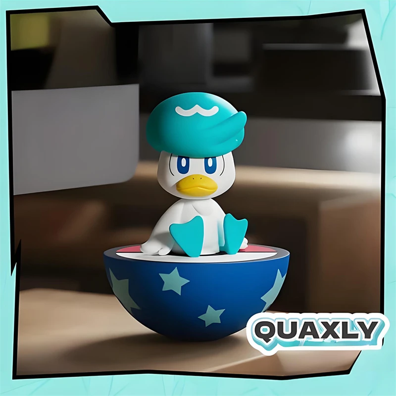 ألعاب شخصيات البوكيمون الأصلية Gengar Sylveon Sprigatito Quaxly Fuecoco أرقام Kawaii PVC بهلوان عمل تمثال نموذج الدمى