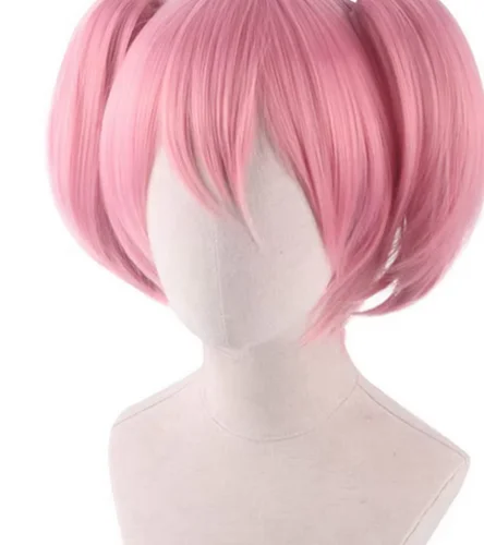 Anime Puella Magica Cosplay Wig Tomoe Mami Akemi Homura Kaname Madoka Pink Short Wig