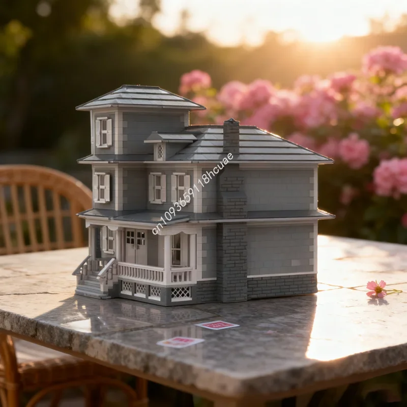 

4311 шт. MOC деревенский дом, модульная модель, строительные блоки, архитектура, рождественские подарки, игрушка «сделай сам», креативный кирпич, детский день рождения