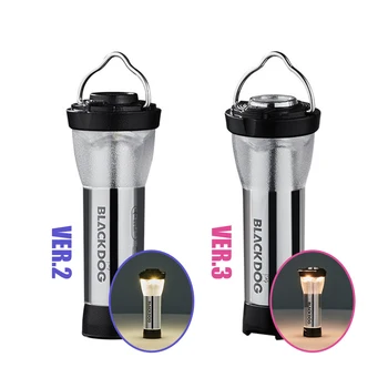 Blackdog 야외 손전등 캠핑등 LED 방수 캠핑 분위기 램프 등대 휴대용 캠핑 조명 3 모드 USB