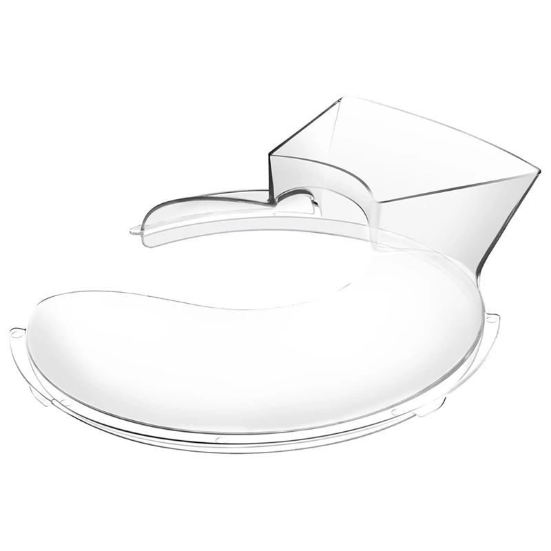 Bouclier verseur en acier inoxydable pour aide à la cuisine, support élévateur de bol, accessoires de centre commercial, pare-éclaboussures, 5.5 pintes, 6 qt, 7 qt, 8 qt