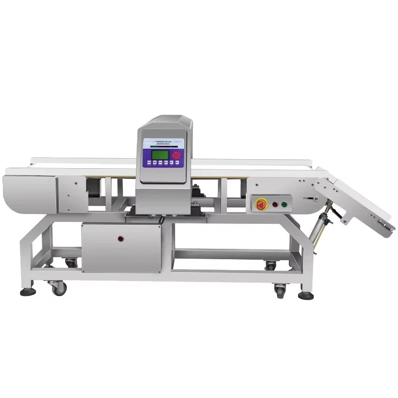 High Accuracy Industrial Metal Detector Machine. Food Inspection Equipment with Touch Screen