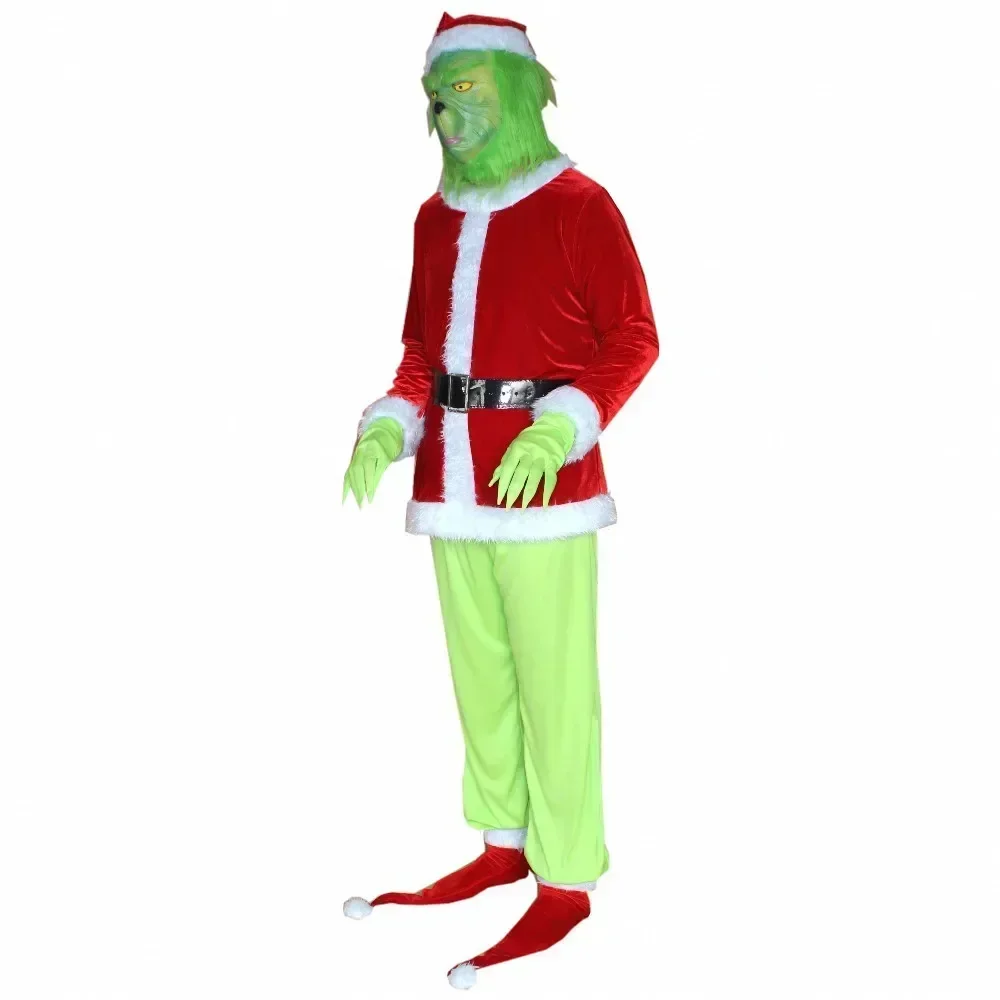 Santa Claus Costume Set Christmas Party Prom Adult Costume Role Playing Halloween Costume