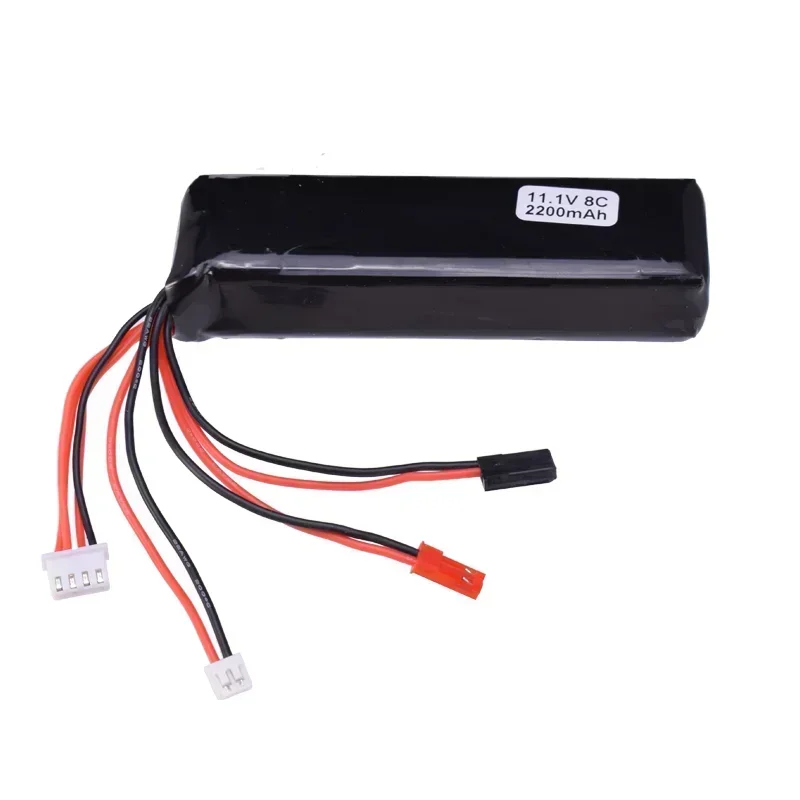 Brand New JST JR Futaba Plug Rechargeable 11.1V 2200mAh 8C 3S Lipo Battery for RC Drone Helicopter Quadcopter Transmitter Parts