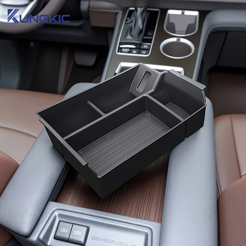 

ABS For Toyota Sienna 2021 2022 2023 2024 2025 2026 Car Central Control Armrest Storage Box Interior Accessories