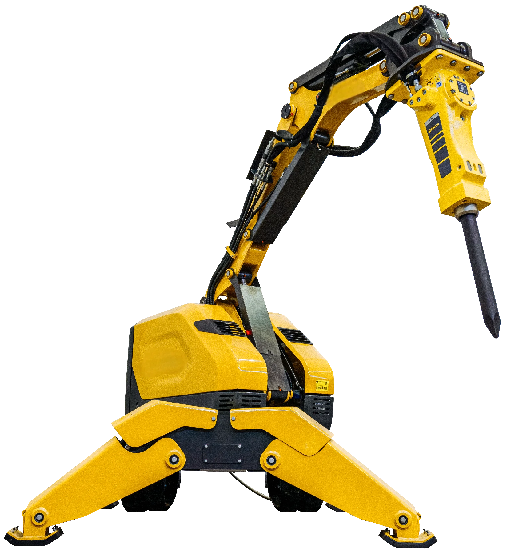 Remote-controlled Demolition Robot Tracked Concrete Breaking Demolition Robot Rescue Robot