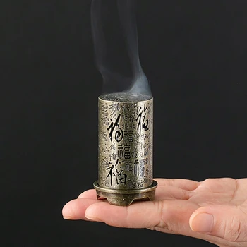 창의적인 합금 향 거치대, 작은 중국 향 버너, 실내 아로마 테라피, 수직 향 버너, 홈 장식