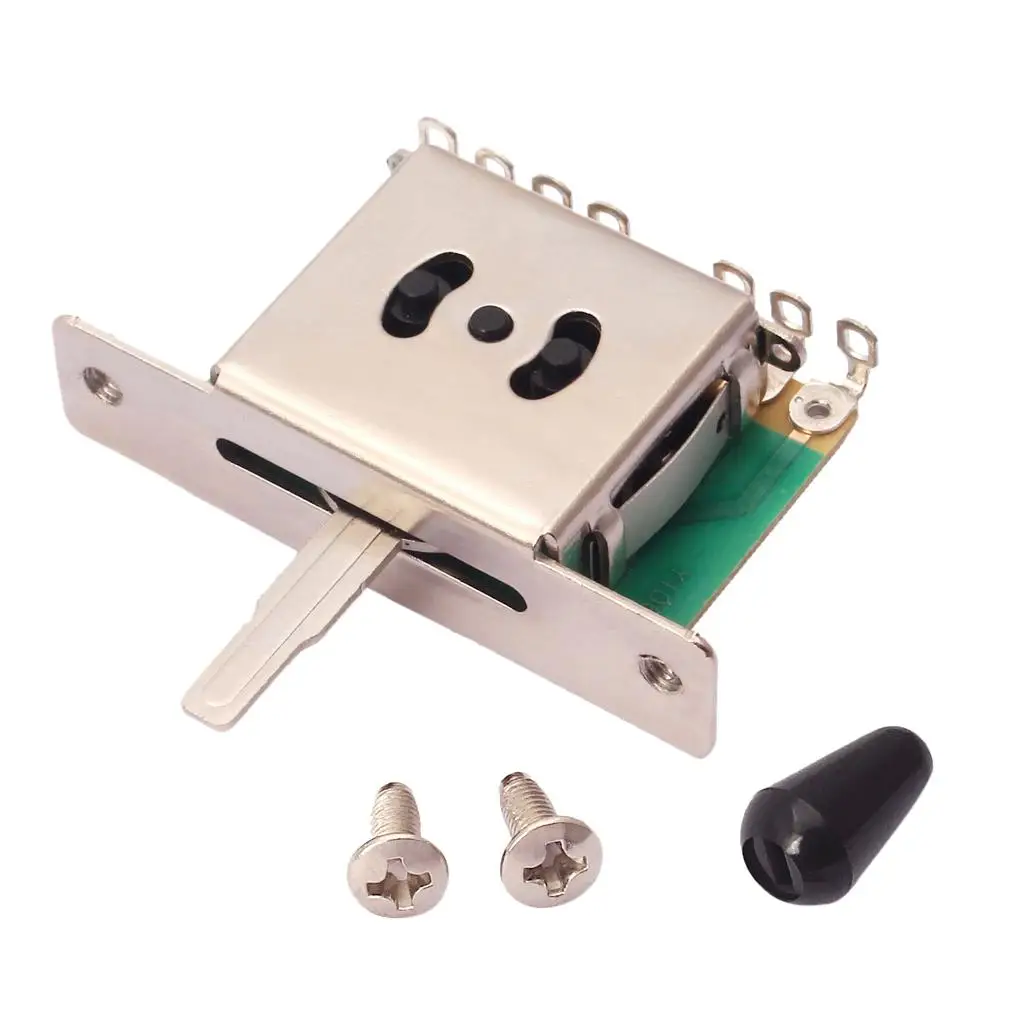 Guitar Switch, Metal Pickup Toggle Switch with Replacement Part