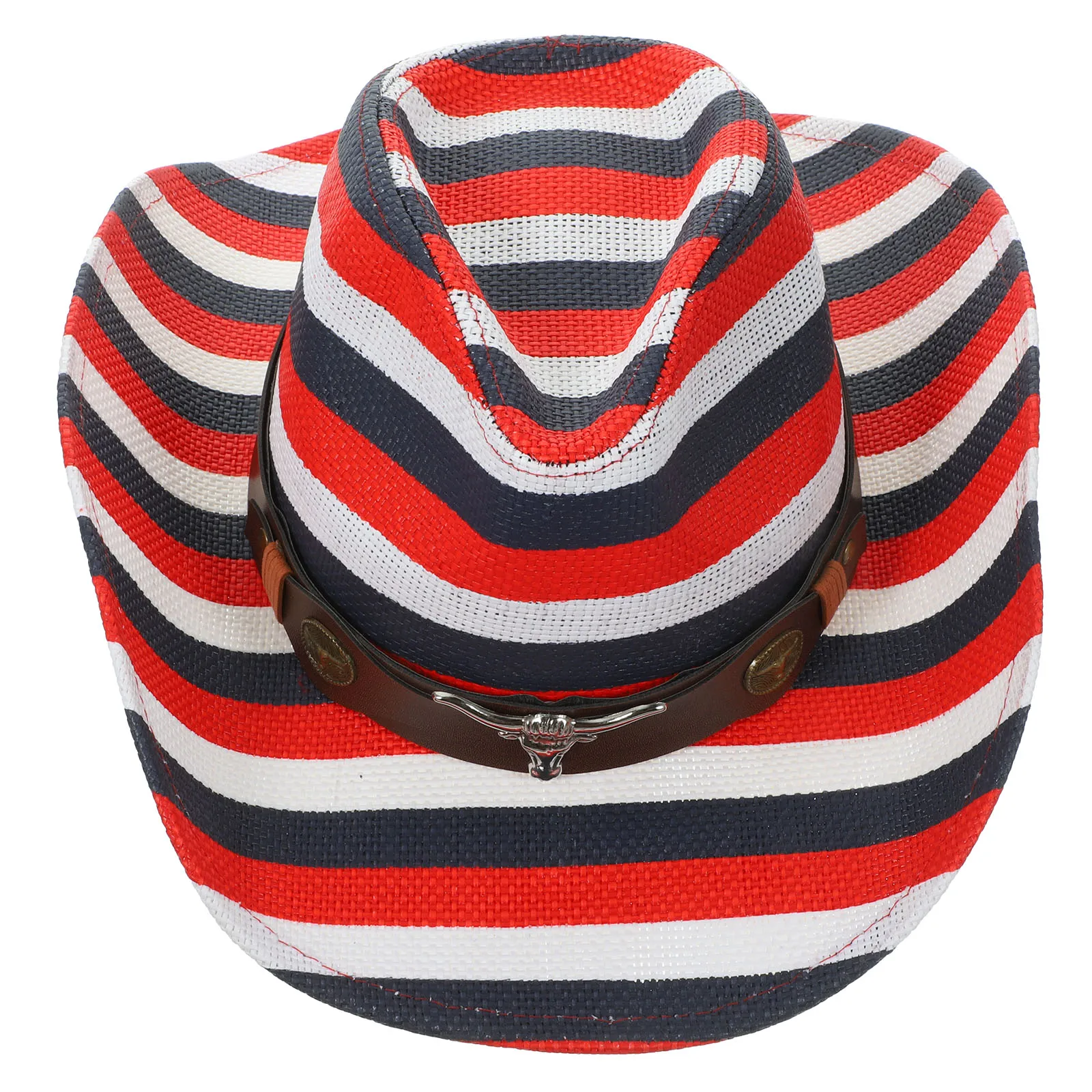 

Cowboy Hat Men Women Straw Wide Brim 58cm Decorative Costume Summer Sun Hat Outdoor Riding Party Accessories Birthday Role