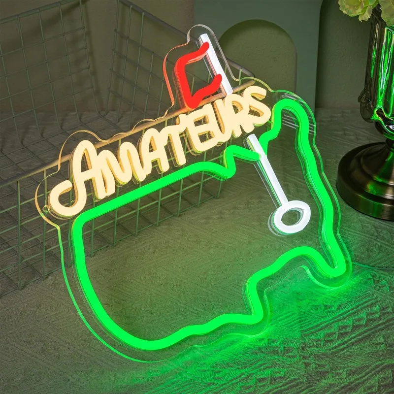 XM Golf Neon Sign Wall Decor Dimmable Neon Sign Golf Room Neon Sign USB Powered LED for Bedroom Golf Club Game Room 입간판