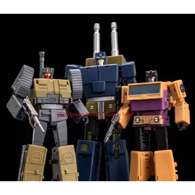 

Оригинальный сток Трансформер MS-B51R 52R 53R Scam Huntianbao Колесница Комбинация команды Популярные подарки аниме фигурки игрушки модель фильма