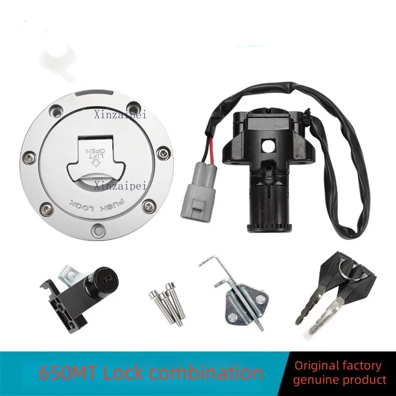 

Для CFMOTO 650MT Замок в сборе 650MT CF650-3-3C Полный набор замков Подушка топливного бака Электрический дверной замок Ключ эмбрионного ключа