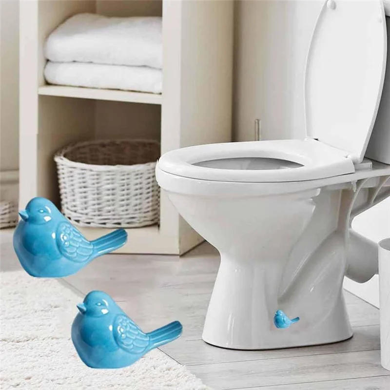 

RM-2PCS Крышка болта для унитаза с птицами Декор крышки болта для унитаза Симпатичный декор крышки болта для унитаза