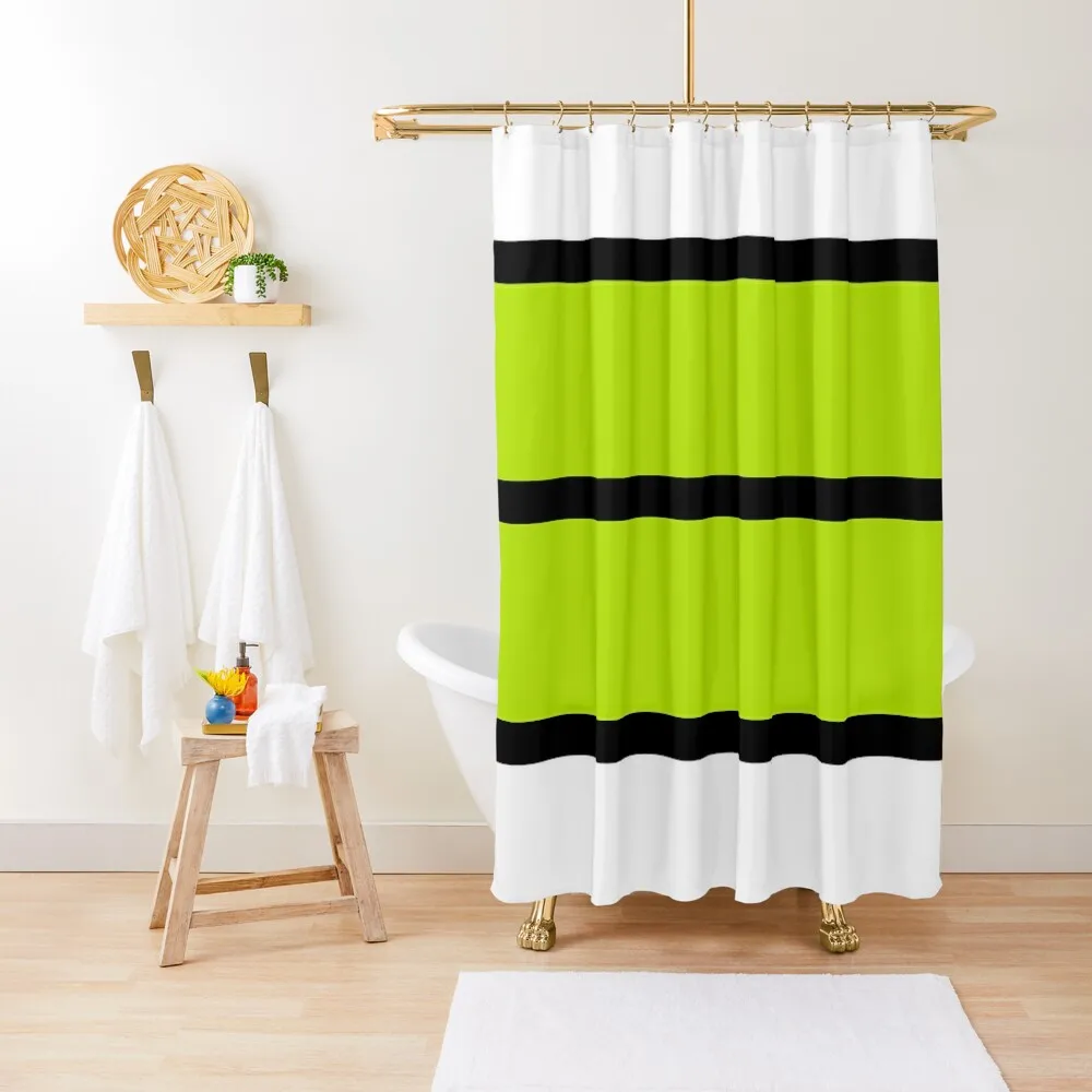 

Simple Stripes - Lime Green Shower Curtain Bathroom And Shower Products In The Bathroom Shower For Bathroom Set Curtain