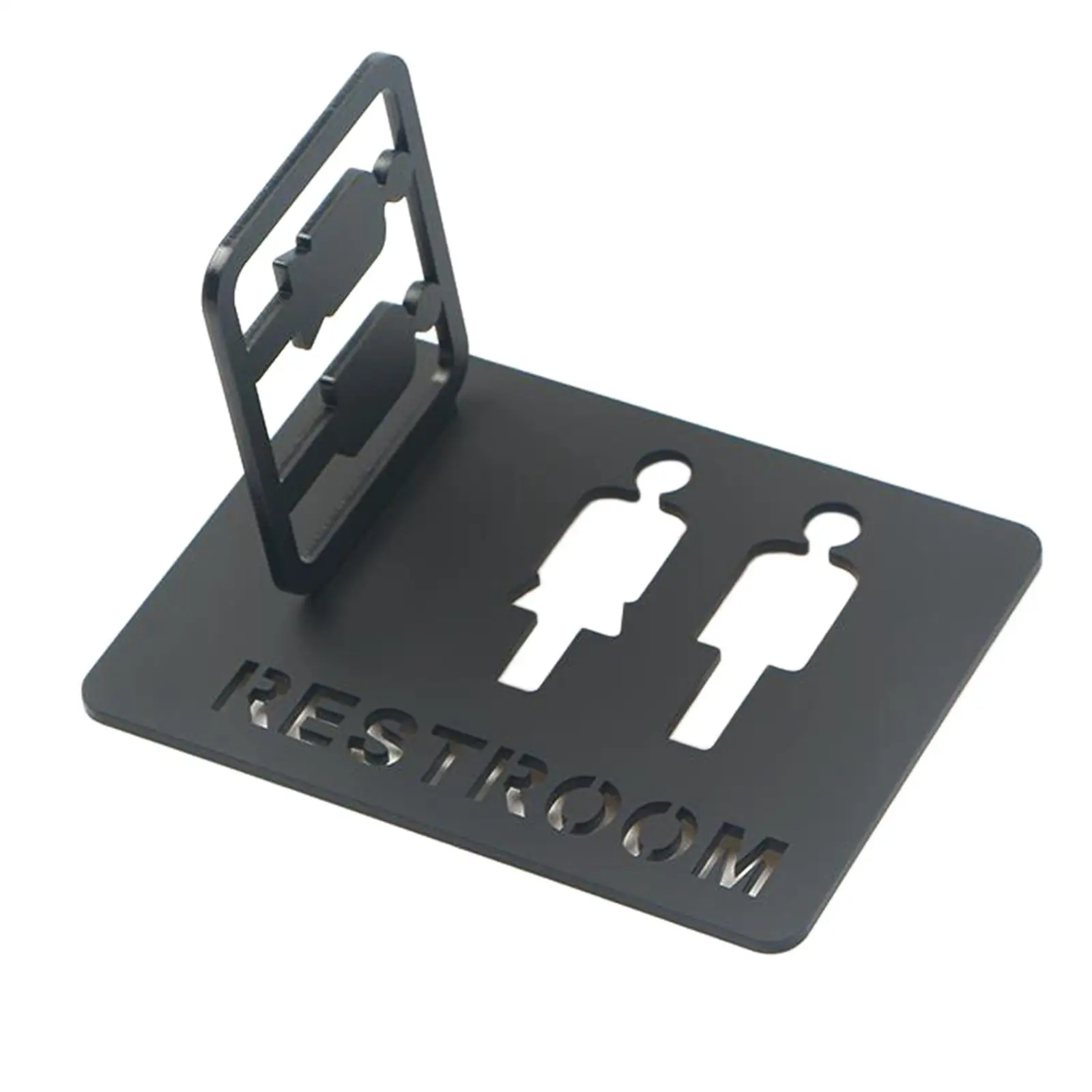 Restroom Sign Reminder Indicator Door Accessories Men's & Women's Identification Toilet Symbol for Bar Church store hotel Mall