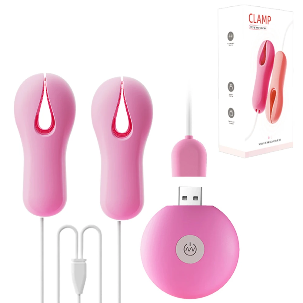10 modi Elektrische Nippel Klemme Brust Massage Vibrator Enhancer Bondage Erwachsene Stimulator Sex Spielzeug Für Frauen Paare Weibliche