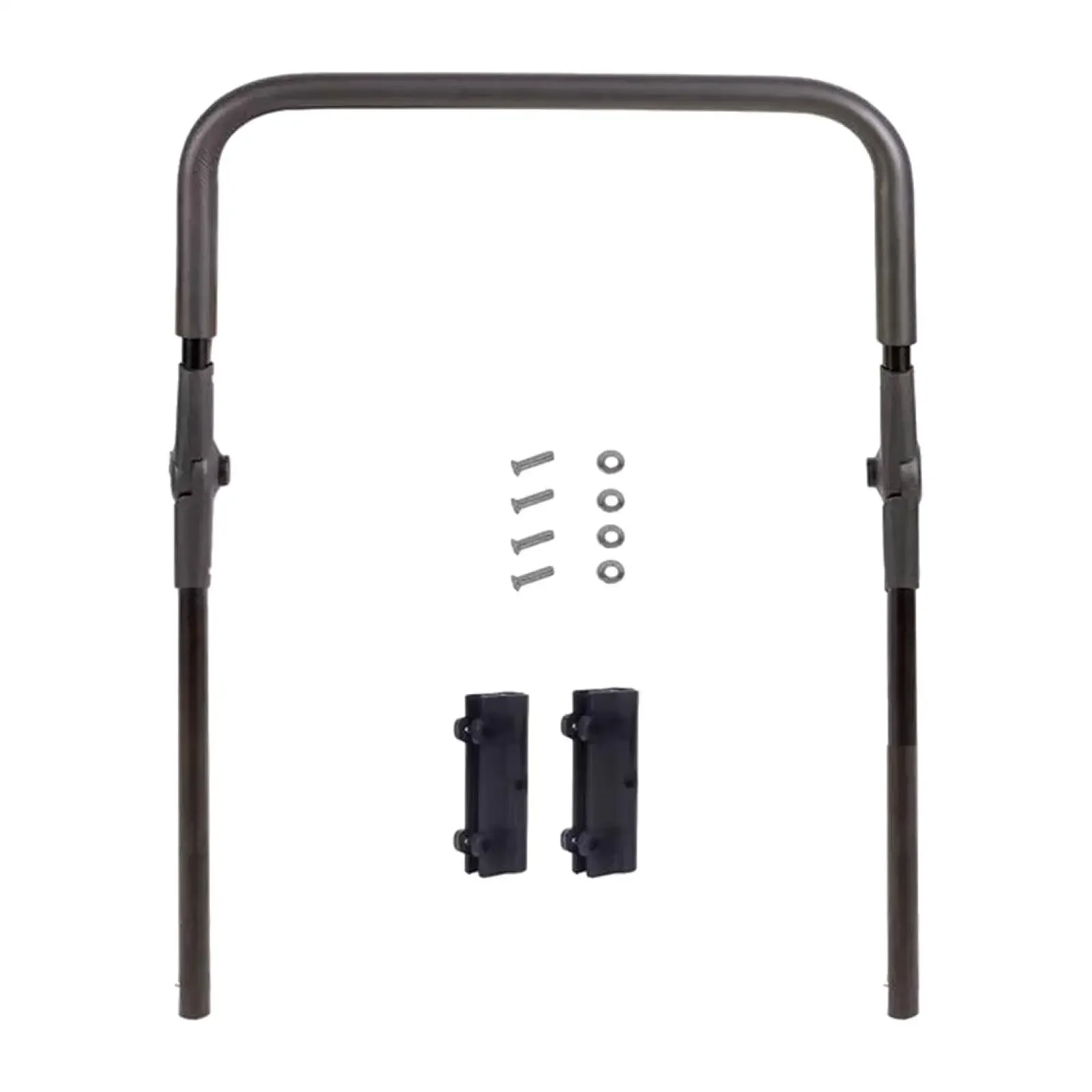 Folding Wagon Handle Push Pull Bar Adjustable Angle Installation Easy Multifunction Camping Carts Handle Wagon Attachment
