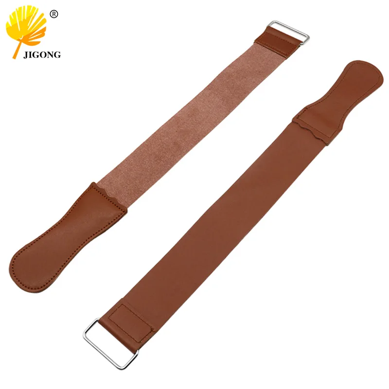 Razor Special-purpose Abrasive Cloth Swinging Knife Double-deck Really Cowhide Scraper Cloth Genuine Leather Cut Cloth Ferrule