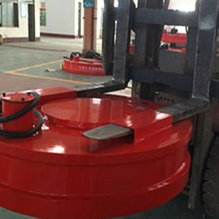 Magneti elettromagnetici per sollevamento carico Sollevamento potente elettromagnete di sollevamento per carrello elevatore