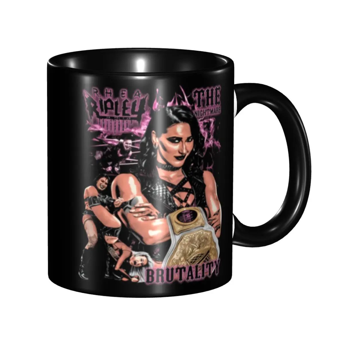

Wrestler Rhea Ripley Mugs Personalized Coffee Ceramic Mug Creative Present