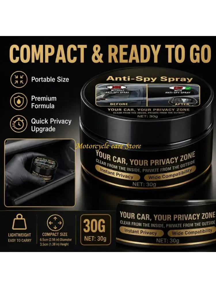 U75F Rear Windshield Care Paste 30g, Professional Deep Clean for Car Glass Upkeep