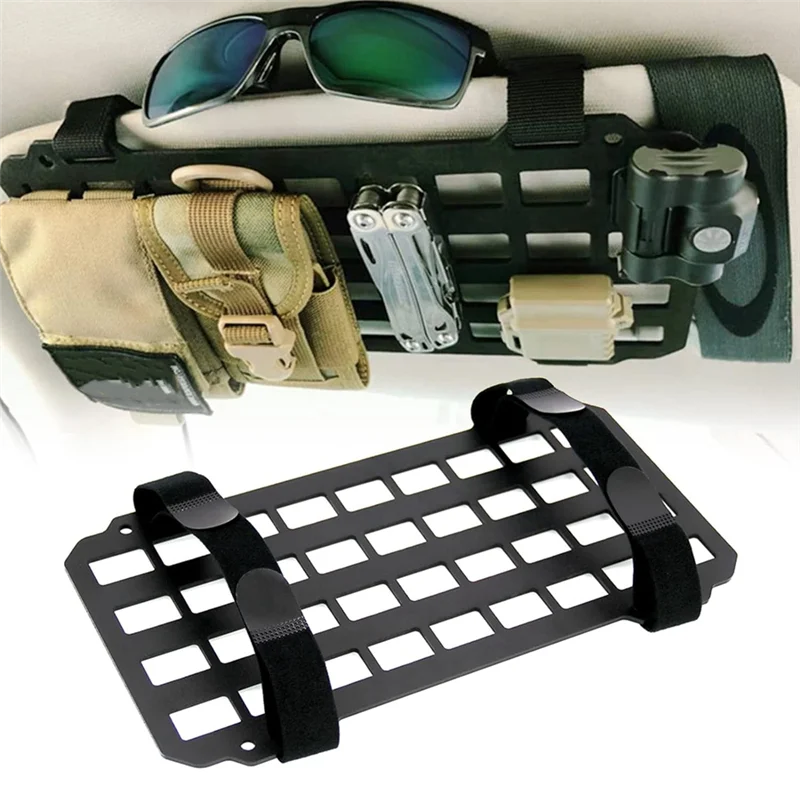 

Precision Car Sun Visor Rigid Molle Organizer Panel For Backpack Accessories Gear Holder Molle Pouches EDC Tools