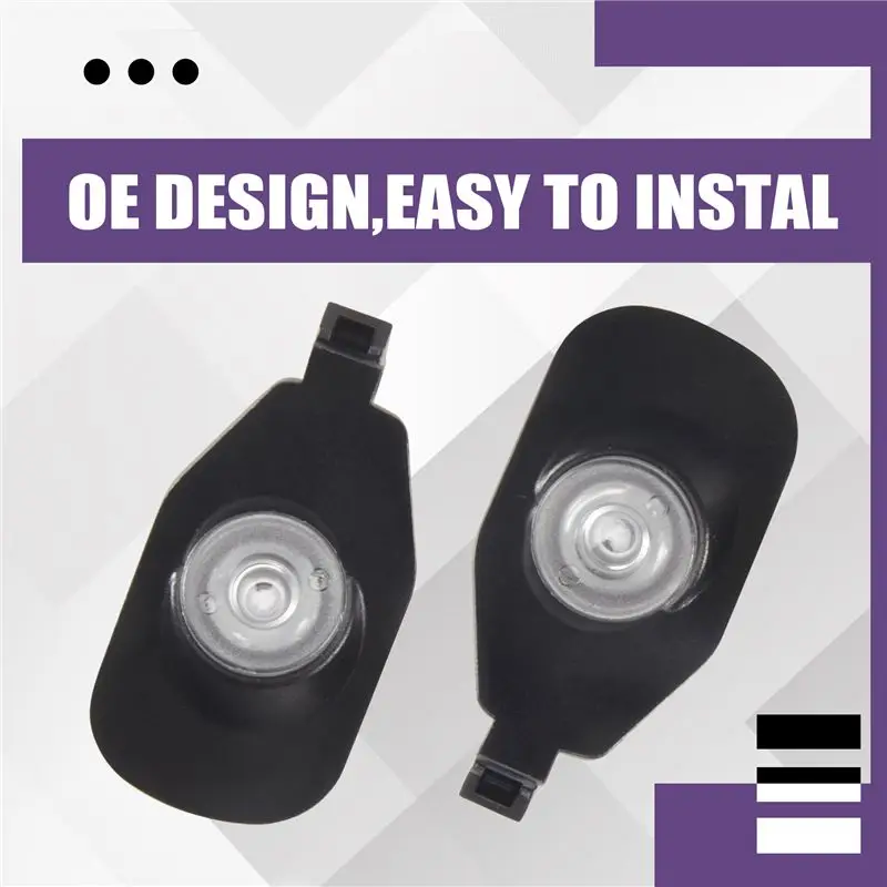 Strict For Ford Mustang 2013-2022 LED Side Puddle Laser-Rearview Mirror Puddle Welcome Courtesy Logo Lights