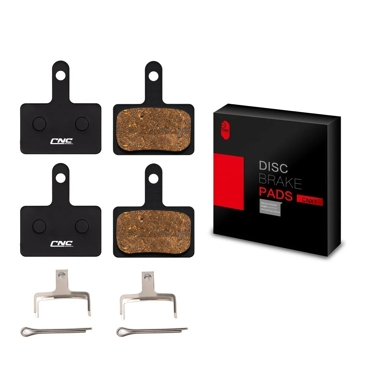 SUNTNUR MTB / Road Bicycle Brake Pads 2 Pairs- Sintered / Ceramic / Resin For SHIMANO B01S B03S B05S