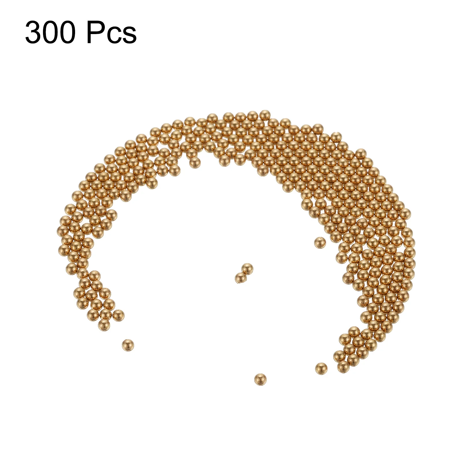 20-300Pcs Precision Solid Brass Bearing Balls 1.8-8mm Industrial Brass Ball Spheres for Machinery Automotive and DIY