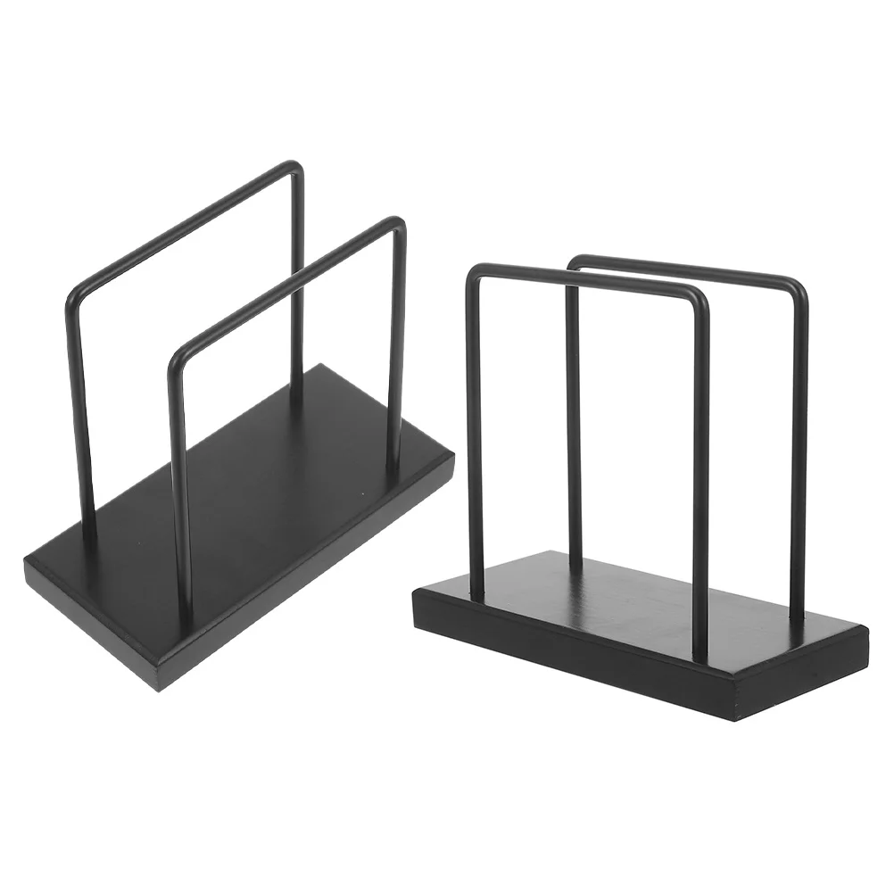 

2 шт. держатель для салфеток, утяжеленная железная деревянная основа, подставка для салфеток для стола, кухни, столовой, уличный диспенсер для бумажных салфеток