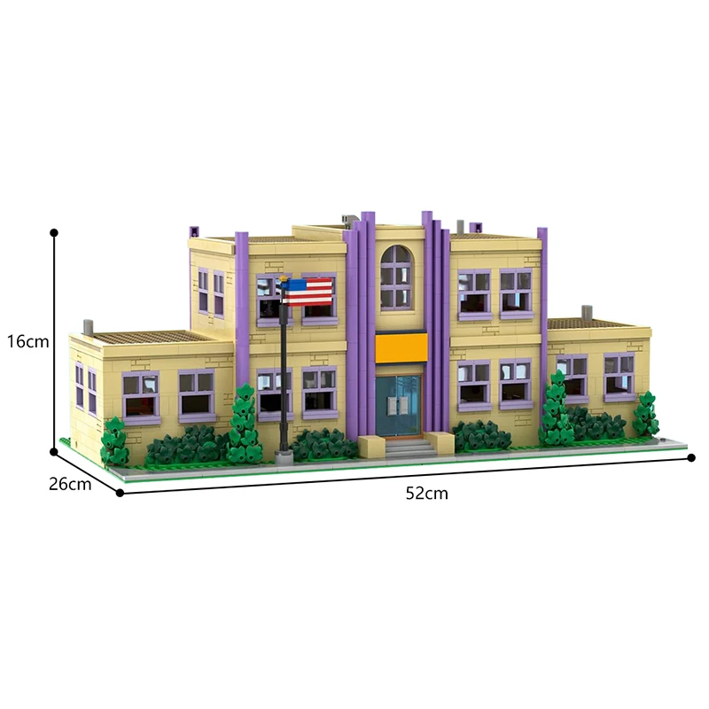 2724 SZTUK Architektura Animacja Dom Klocki Model Materiał ABS Części Klocki Zabawki dla rodziny i przyjaciół Prezenty świąteczne