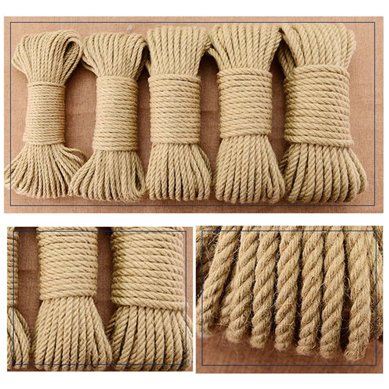 DIY Macrame Cord Cotton Rope Twine String Ribbon Crafts dream catchers Handwork Home Bohemia Wedding Decor 1/2/3/4/5/6/8/10mm