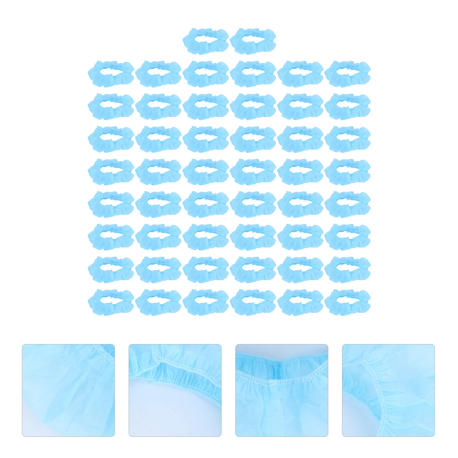 

50Pcs Non-Woven Disposable Toilet Seat Covers Thicken Potty Mats for Bathroom Travel Convenient Carry